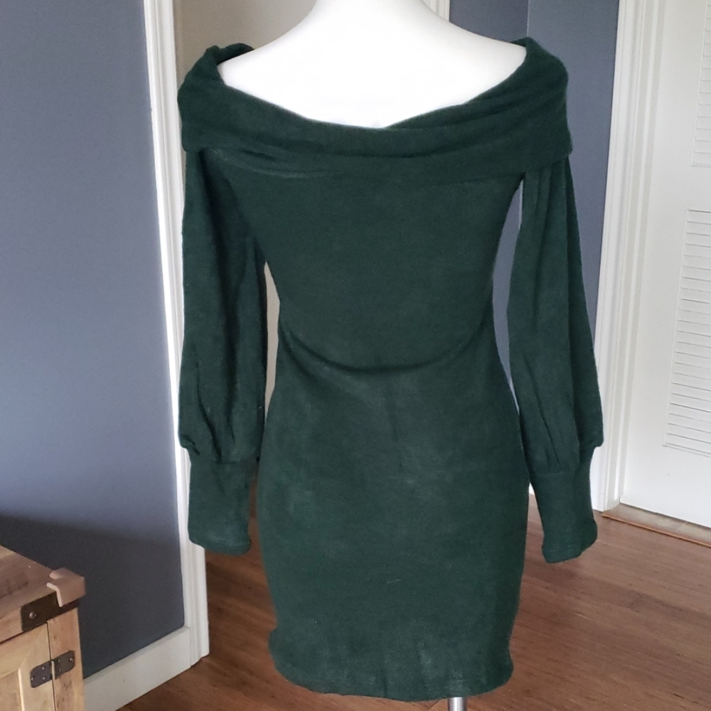 SALE!! Off Shoulder Bodycon Dress - Picture 7 of 8